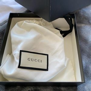 Gucci Leather Belt w/ Double G Buckle